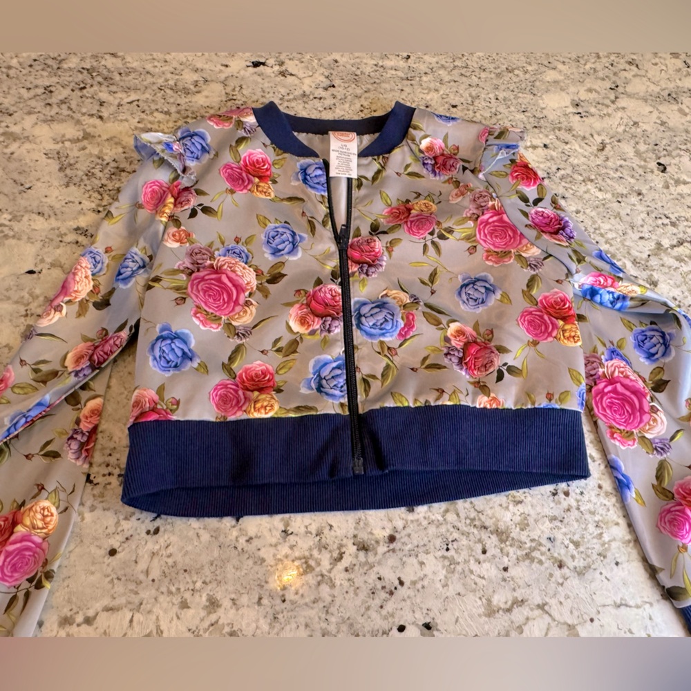 WONDER NATION Floral Jacket